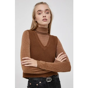 Brown Vest Noisy May Rossita - Women