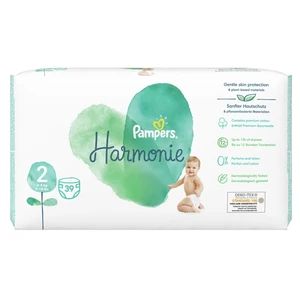 Pampers Harmonie Size 2 jednorázové pleny 4 – 8 kg 39 ks