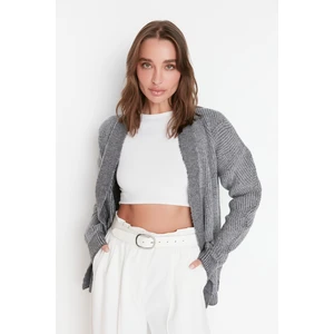 Trendyol Cardigan - Gray - Regular fit