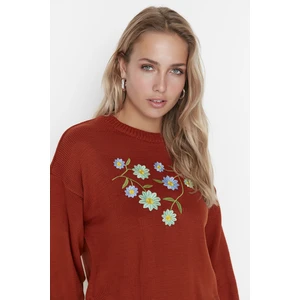 Trendyol Sweater - Orange - Regular fit