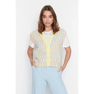 Trendyol Sweater Vest - Yellow - Regular fit