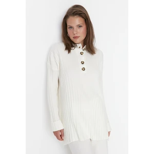 Trendyol Sweater - Ecru - Relaxed fit