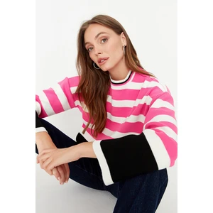 Trendyol Sweater - Pink - Regular fit