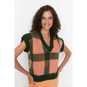 Trendyol Sweater Vest - Green - Regular fit