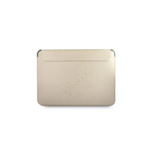 Guess Saffiano Computer Sleeve GUCS13PUSASLG pouzdro na notebook 13" light gold