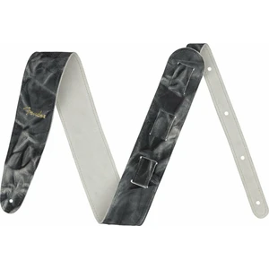 Fender Tie Dye Leather Strap Ledergurte für Gitarren Black