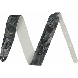 Fender Tie Dye Leather Strap Curea de chitara Black