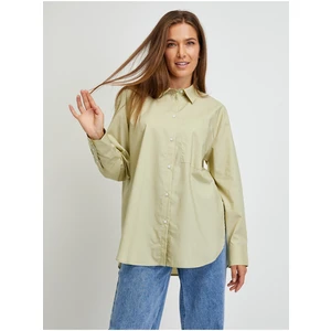 Light Green Women's Loose Shirt Tom Tailor - Women