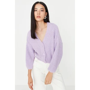 Trendyol Cardigan - Purple - Regular fit