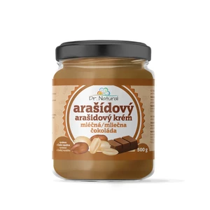 Dr.Natural Arašidový krém s mliečnou čokoládou 500g