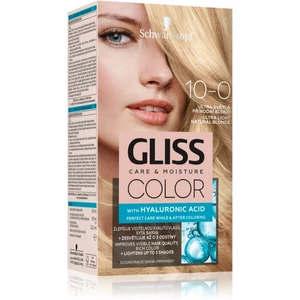 Schwarzkopf Gliss Color permanentní barva na vlasy odstín 10-0 Ultra Light Natural Blonde