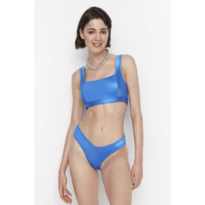 Trendyol Bikini Bottom - Navy blue - Textured