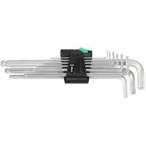 Wera 022087 Sada klíčů Wera Hex-Plus, 9 dílů. 950 PKL/9 SM N chromováno