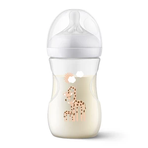 Philips Avent Natural Response 1 m+ dojčenská fľaša Giraffe 260 ml