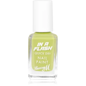 Barry M IN A FLASH rychleschnoucí lak na nehty odstín Lightspeed Lime 10 ml