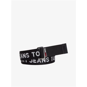 Černý pánský pásek Tommy Jeans - Pánské
