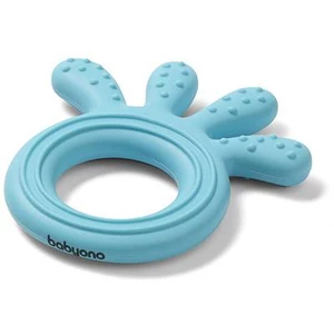 BABYONO Kousátko silikonové Octopus modré