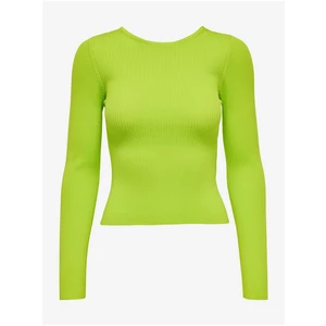 Light Green Sweater with Opening at Back ONLY Emmy - Women