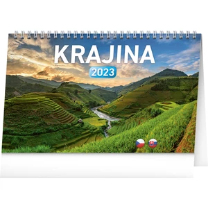 Presco Group Stolní kalendář Krajina CZ/SK 2023