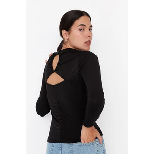 Trendyol Blouse - Black - Slim fit