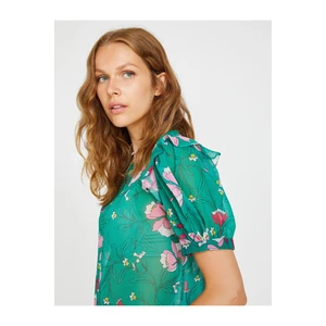 Koton Blouse - Green - Regular fit