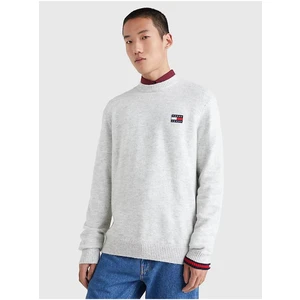 Light Grey Men's Annealed Sweater Tommy Jeans - Men's