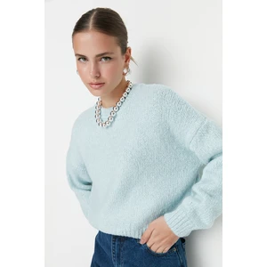 Trendyol Sweater - Blue - Regular fit