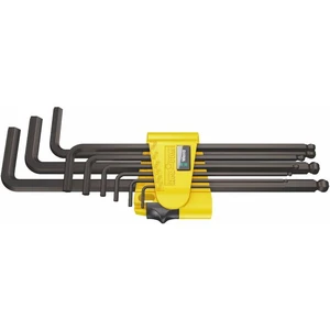 Wera 133180 Zástrčné klíče inbus 950/9 Hex-Plus Imperial 1 SB palcová, blacklaser (Sada 9
