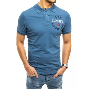 Men's blue polo shirt Dstreet PX0420