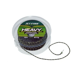 Jet fish návazcová šňůra heavy camouflage 10 m 45 lb barva green camu