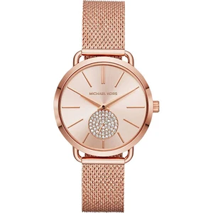 Women's watch with strap in pink-gold Michael Kors - Women