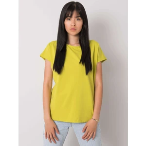 Light green single color women's t-shirt