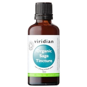 Viridian Sage Tincture Organic (Šalvia lekárska Bio tinktúra) 50 ml