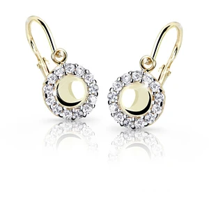 Cutie Jewellery Zlaté detské náušnice C2750-10-X-1 růžová