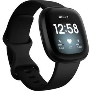 Chytré hodinky Fitbit Versa 3 Black/Black Aluminum