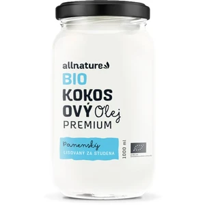 Allnature BIO Kokosový olej Premium 1000 ml