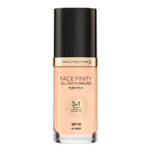 Max Factor Facefinity All Day Flawless dlhotrvajúci make-up SPF 20 odtieň 42 Ivory 30 ml