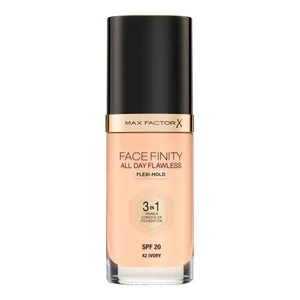 Max Factor Facefinity All Day Flawless dlouhotrvající make-up SPF 20 odstín 42 Ivory 30 ml