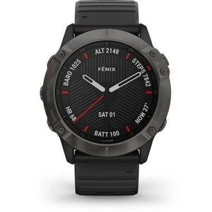 Garmin fenix6x glass, black/black band (map/music)