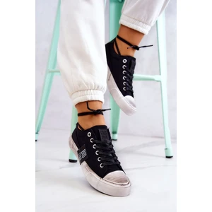 Big Star Women's Fashion Sneakers - Black/White