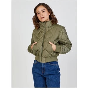 Khaki Quilted Jacket TALLY WEiJL - Women