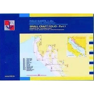 HHI Male Karte Jadransko More - Small Craft Folio Adriatic Sea Eastern Coast Part 1