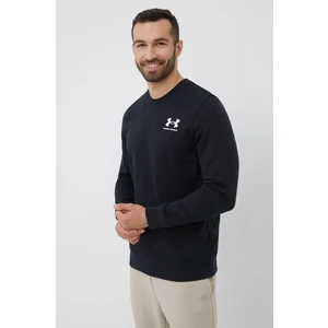 Under Armour UA Rival Terry LC Crew Mikina Černá