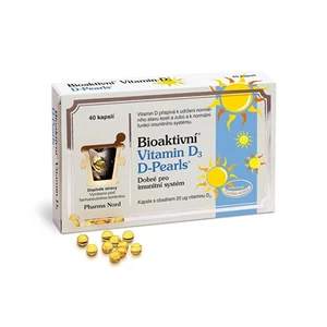 Bioaktivní Vitamin D3 D Pearls 40 kapslí