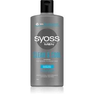 Syoss Men Clean & Cool šampon pro normální až mastné vlasy 440 ml