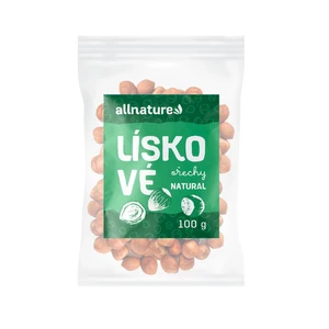 Allnature Lieskové orechy jadrá 100 g