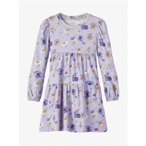 Light purple girl patterned dress name it Brianna - Girls