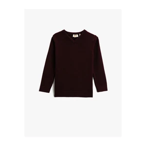 Koton Sweater Cotton Basic V-Neck