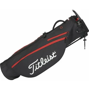 Titleist Premium Carry Bag Black/Black/Red Borsa da golf Stand Bag