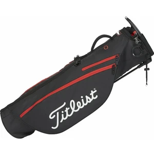 Titleist Premium Carry Bag Black/Black/Red Golfbag